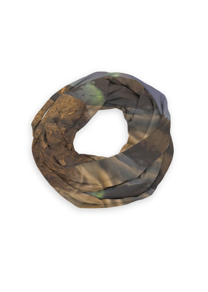 Alexandra Falls Aurora - Eco Infinity Scarf