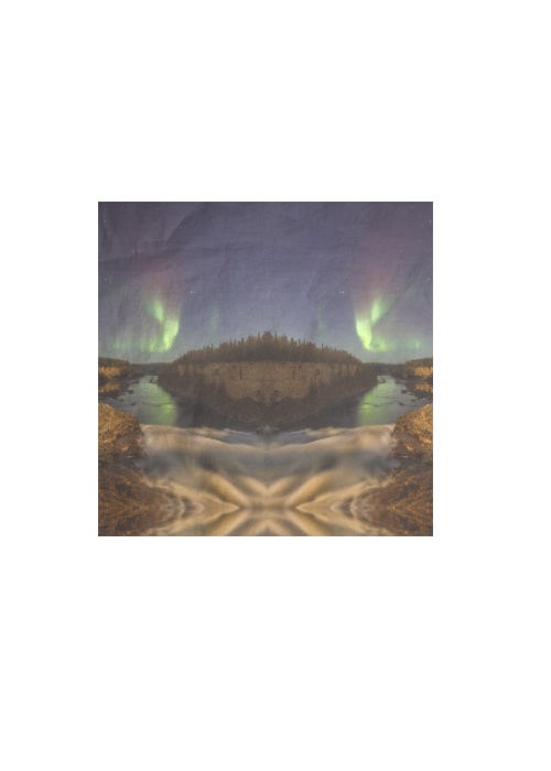 Alexandra Falls Aurora - Men's 100% Silk Pocket Square