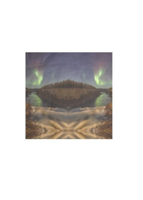 Alexandra Falls Aurora - Men's Cotton Pocket Square