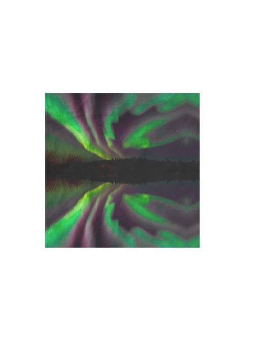 Aurora Ribbon Dance - Men's 100% Silk Pocket Square